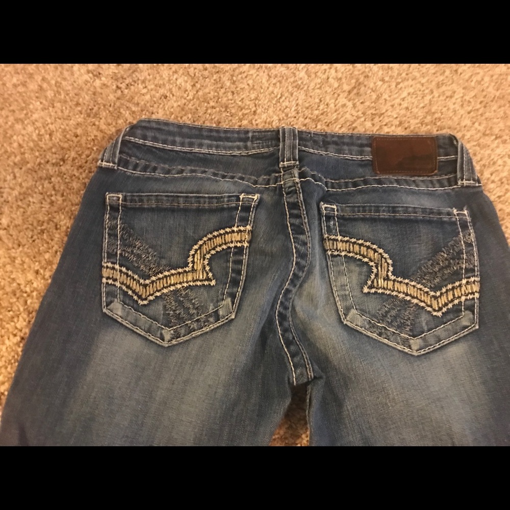 Buckle Big Star sweet bootcut jeans ultra low rise